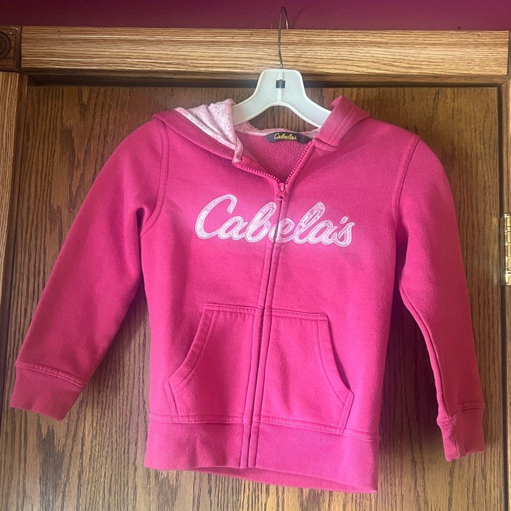 Cabela's Pink Kids Hoodie